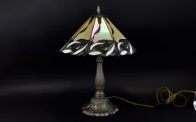 Tiffany Style Table Lamp with two branch