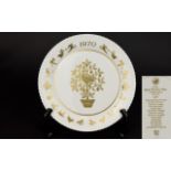 Spode 1970 Christmas Plate, the first in