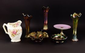 Collection Of Vaseline Glass comprising