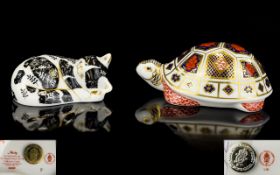 Royal Crown Derby Paperweights ( 2 ) Two