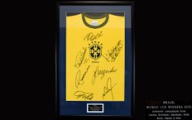 Football Interest Autographed Brazil 197