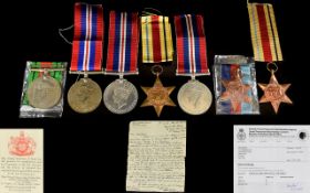 Collection of World War II Military Meda