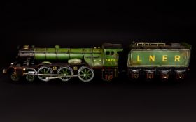 Flying Scotsman - Large Scale Handmade and Hand Painted Tin Plate Model liner Steam Locomotive and