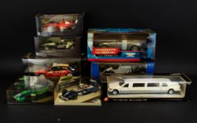 Corgi Pickfords Haulage Division Truck and Trailer, plus a collection of boxed cars.
