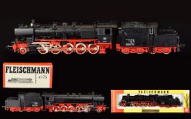 Fleischmann HO Model 4175 DB50058 2-100 Class Steam Locomotive and Cabin / Tender.