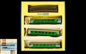Hornby Dublo - OO Gauge Three Rail No 2250 Emu Motor Coach S65326 And a Trailer Coach 577511,