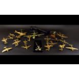 A Collection of Military Aircraft Models, Including US Air Force 17974, 61-PA, X4590,