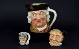 Beswick Early and Scarce Character Jugs ( 3 ) Three In Total. Comprises 1/ Sam Johnson - Large.
