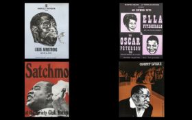 An Excellent Collection of 1950's / 1960's Jazz / Artists / Bands Concert Programs.