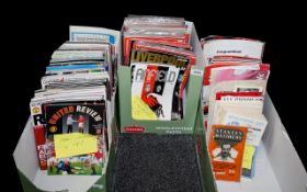 Football Programme Interest An Extensive Range Of Vintage Programmes Over 250 items to include