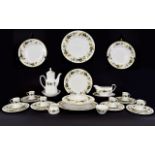 Royal Doulton 'Larchmont' Design Part Dinner Set, pattern number TC1019.