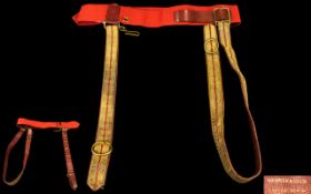 British 11th Hussars (Prince Albert's Own) A Victorian Braided Mameluke Sword Hanger An excellent