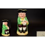 Burlington Ware Toby Jug, Height 9 Inches