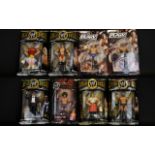 A Collection Of WWE World Wrestling Entertainment Action Figures including figures from the Classic