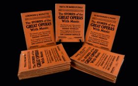 The full 21 part series of George Newnes books - The stories of the great operas with music.