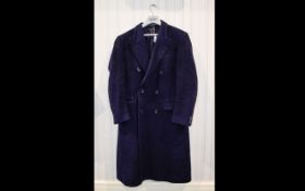 Ede and Ravenscroft 'Court Taylors' Gents Full Length Cashmere Coat, Made in England.