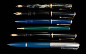 A Good Collection of Vintage Fountain Pens ( 6 ) Six In Total.