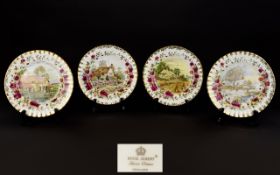 Royal Albert - Bone China Complete Set of 4 Old Country Roses Pattern - Four Seasons Cabinet