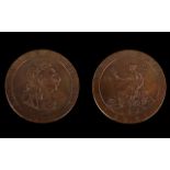 George III - Superb Quality 1797 Cartwheel Copper Two Pence Uncirculated Condition - Please See