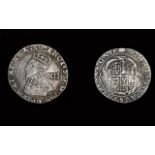 Charles I - Hammered Silver Shilling. Date 1633-4 Tower Mint. Good Tone, Good Fine and Better.