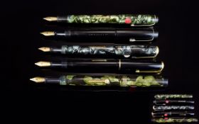 A Good Collection of Vintage Fountain Pens ( 5 ) Five In Total. Comprises 1/ Conway Stewart - The