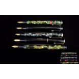 A Good Collection of Vintage Fountain Pens ( 5 ) Five In Total. Comprises 1/ Conway Stewart - The