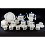 Royal Doulton Pastorale Part Tea and Coffee Set Approx 31 pieces.