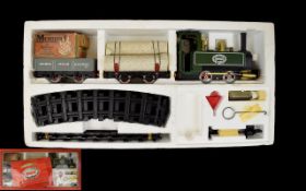Mamod ' O ' Gauge Steam Railway Co Live Steam Train Set. With .0.4.