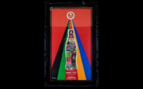Olympic Interest Coca-Cola London 2012 Limited Edition Rare Framed Pin Of The Day Set Limited