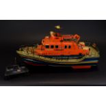 Toy RNLI Model of a Lifeboat with remote control. 18 inches in length.(untested).