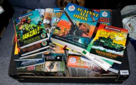 A Quantity Of Childrens Books Mostly Commando in hardback and paperback editions.