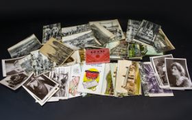 A Collection Of Postcards Approx 30 items in total to include several European topographical