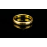 22ct Gold Wedding Band. Fully Hallmarked. 4.1 grams. Ring Size - I.