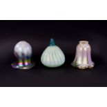 A Collection Of John Ditchfield Glasform Lamp Shades Three in total, all in good condition, the