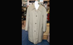 A Gentleman's Vintage Trenchcoat With Removable Winter Liner Heavy showerproof cotton/poly blend