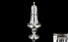 Elizabeth II Good Quality Silver Sugar Sifter of Pleasing Form. Hallmark London 1978, Maker C.S