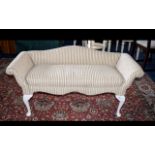A Contemporary Chaise Longue Small, low,