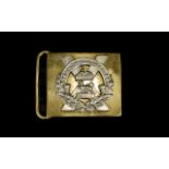 Gordon Highlanders Brass Belt Clasp. Mar