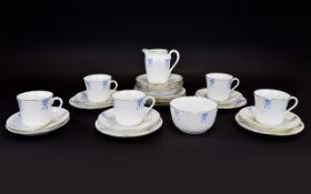 Art Nouveau Design Part Tea Service By N