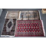 A Collection Of Four Indian Carpets Four