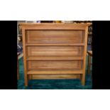 A Contemporary Solid Oak Bookcase Large