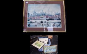 A Large Collection Of Framed Prints And