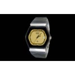Rado Quartz Wristwatch with hexagonal fa