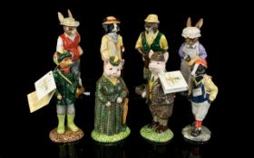 Beswick - Complete Set of Hand Painted Porcelain Figures - From The ' English Country Folk '