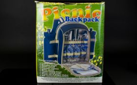 Picnic Backpack for Four Persons Devon Mill Collection Beautiful design that is lightweight and