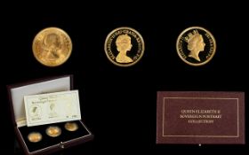 Royal Mint - Ltd and Numbered Edition Queen Elizabeth II Sovereign Portrait Collection.