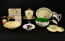 A Collection Of Vintage Ceramics Approx 9 items in total to include Royal Staffordshire