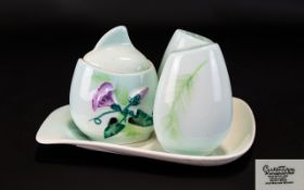 Carlton Ware Cruet Set, handpainted and Australian design.