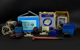 Railway Interest, Box Containing A Collection Of Control Units,