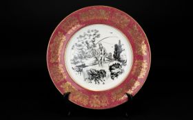 Royal Staffordshire Plate by Clarice Cli